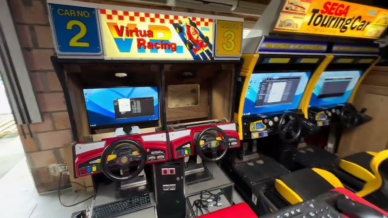 Sega arcades motor tests with our own PCB’s 