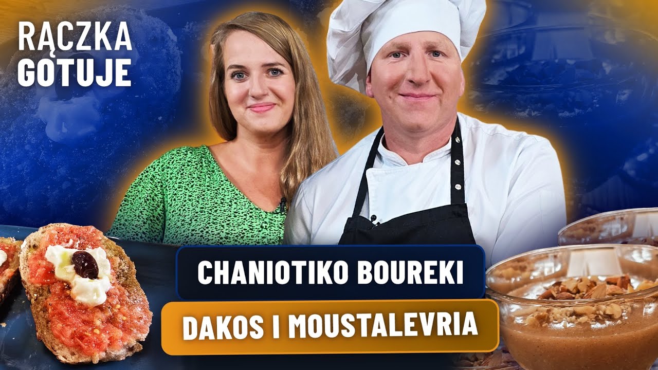 Kreteńskie smaki! Dakos, chaniotiko boureki i moustalevria! | RĄCZKA GOTUJE