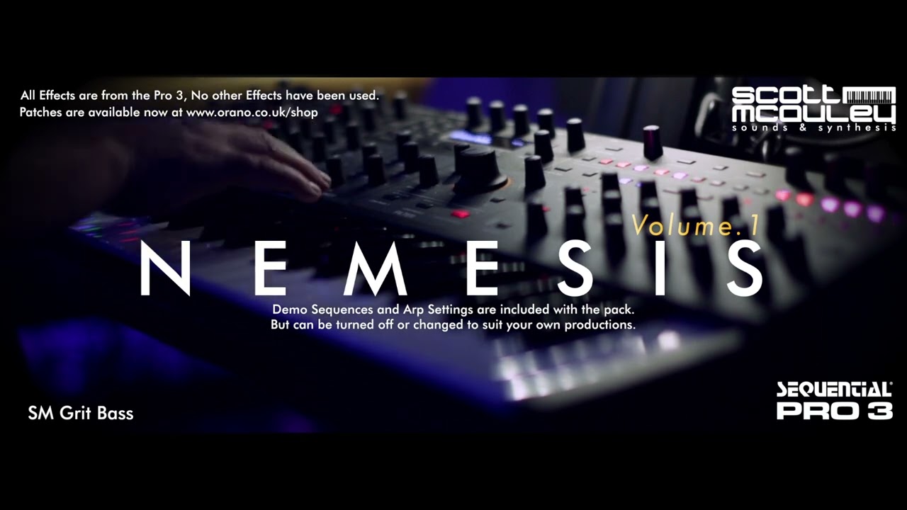 Scott McAuley Sequential Pro 3 - Nemesis Vol 1 Full Demo (No Talking)