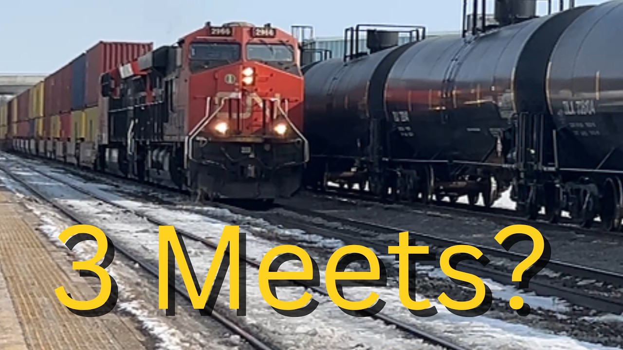 It Was a Quiet February Day… Then we saw THREE Train Meets & a Blue GECX!