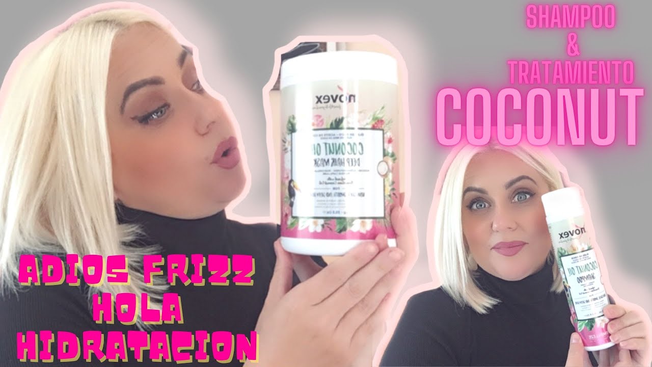 FUERTE HIDRATACIÓN Tratamiento COCONUT OIL de  NOVEX #novex #druni
