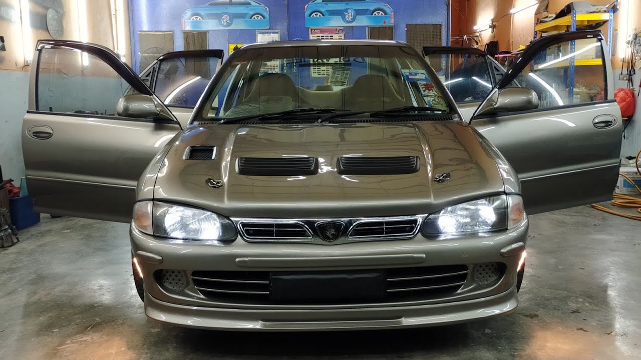 Repaint Proton Wira Change colour last result review done!!!