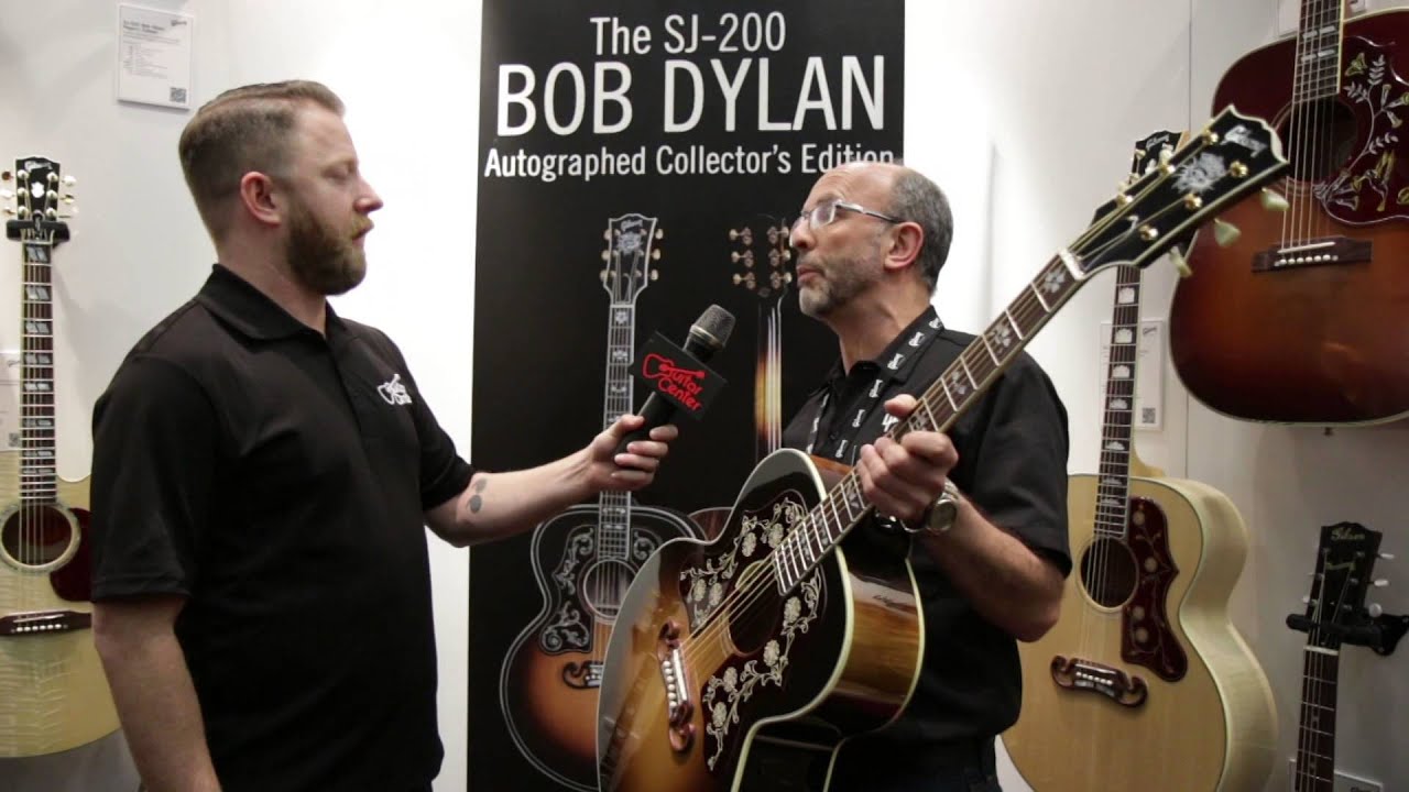 Guitar Center New from NAMM 2015 - Gibson SJ 200 Bob Dylan Player's Edition Acoustic-Electric Guitar