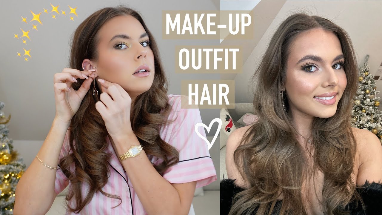 GET READY WITH ME FOR CHRISTMAS ✨🎄| MAKE-UP LOOK