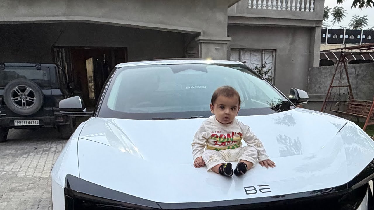 Amanaat ki sport car me pehli ride 😍 magic eye wala bacha 