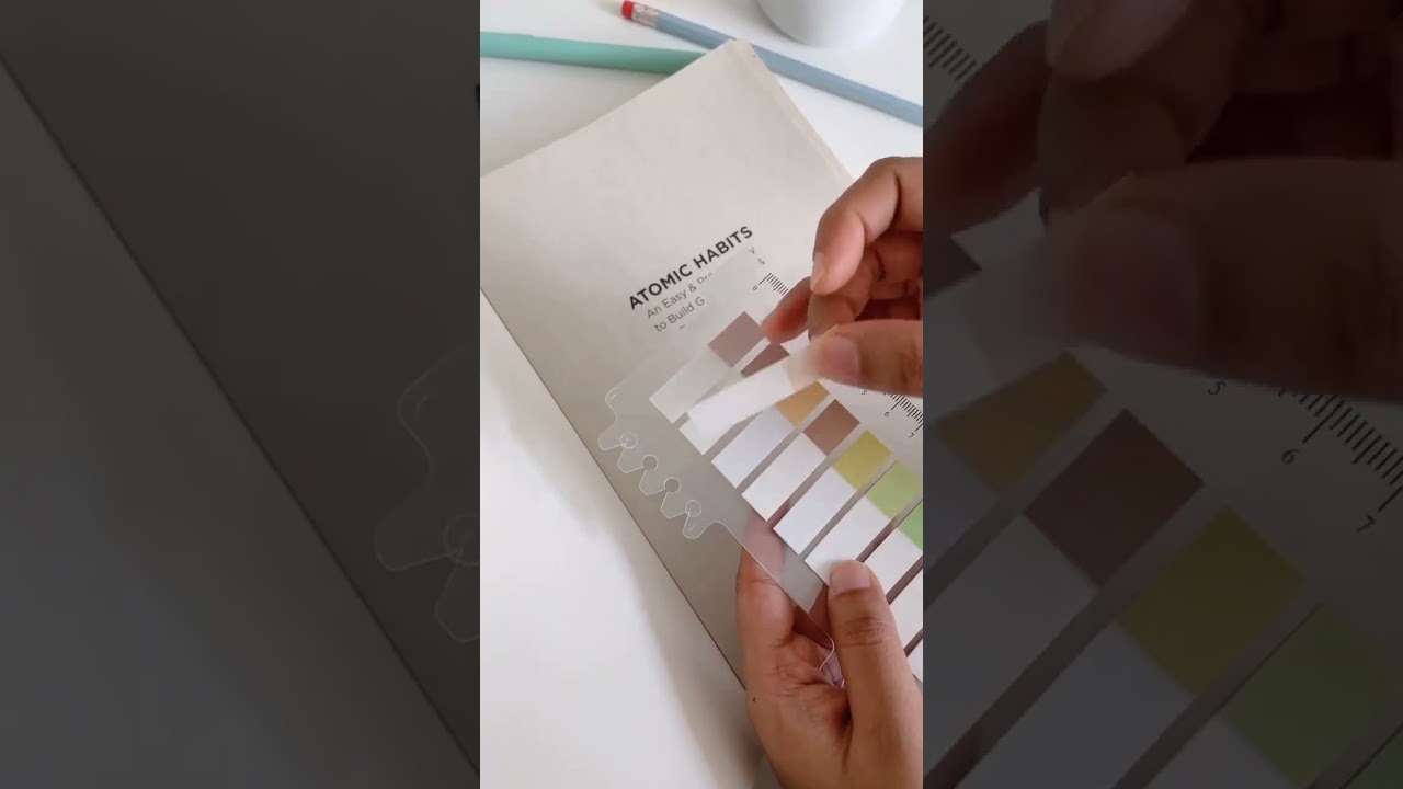 Minimal Translucent Index Sticky Note Tabs