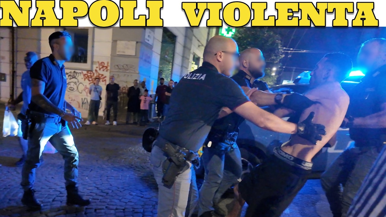 Napoli, Ladro Minaccia e intimidisce dopo un furto sventato : interviene la Polizia