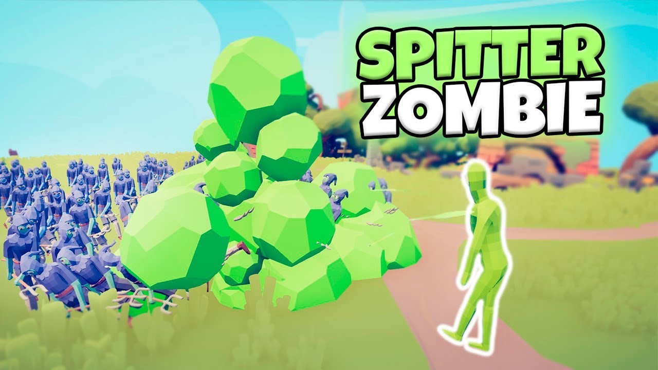 SPITTER ZOMBIE VS EVERY FACTION | TABS MODDED GAMEPLAY