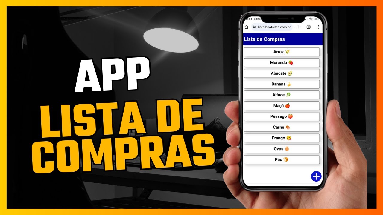 Criar App Lista de Compras
