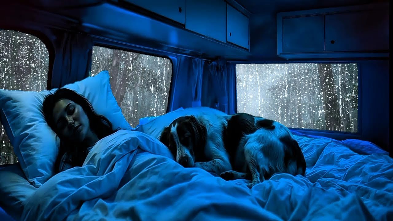 Night Rain on Car Window | Relaxing Sounds for Insomnia