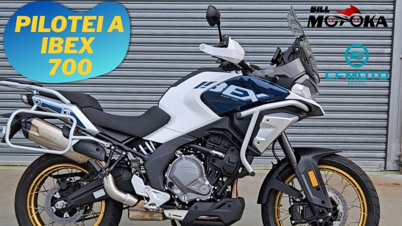Pilotei a IBEX 700, completona e com preço mais em conta que 500cc da concorrência, a galera PIRA.