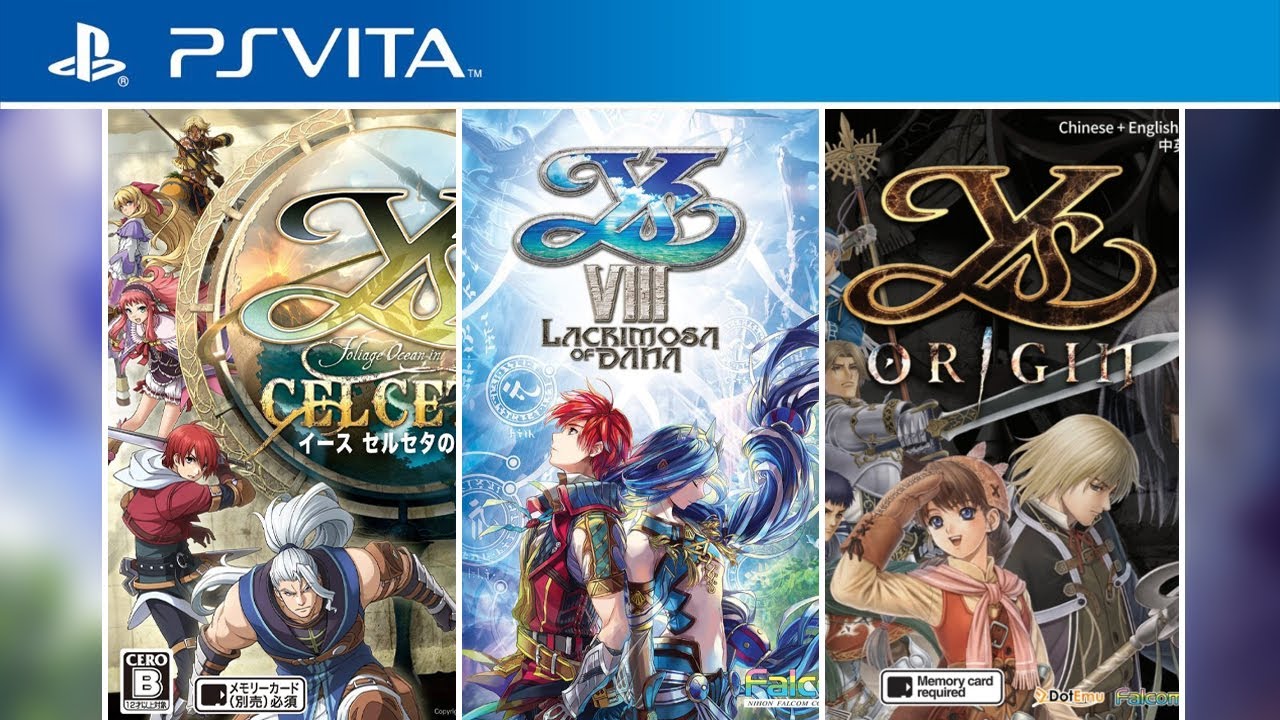 Ys Games for PS Vita