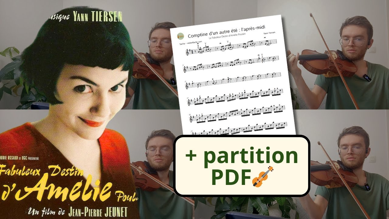 Comptine d'un autre été - Partition pour VIOLON