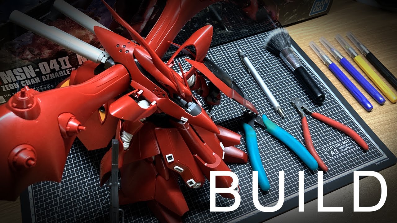 hguc 1/144 MSN-04 Nightingale asmr build - Gundam Asmr - gundam build | gunpla asmr | Gunpla