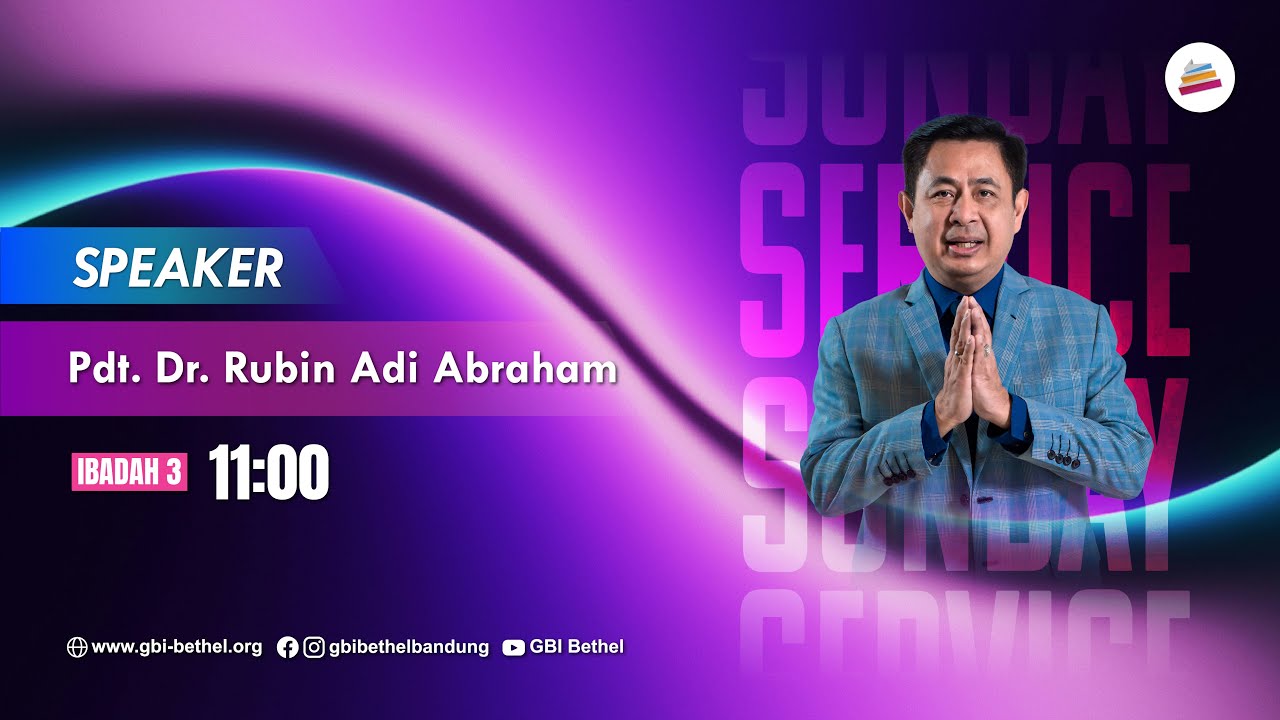 Pdt. Dr. Rubin Adi Abraham (Mekarwangi 11.00)