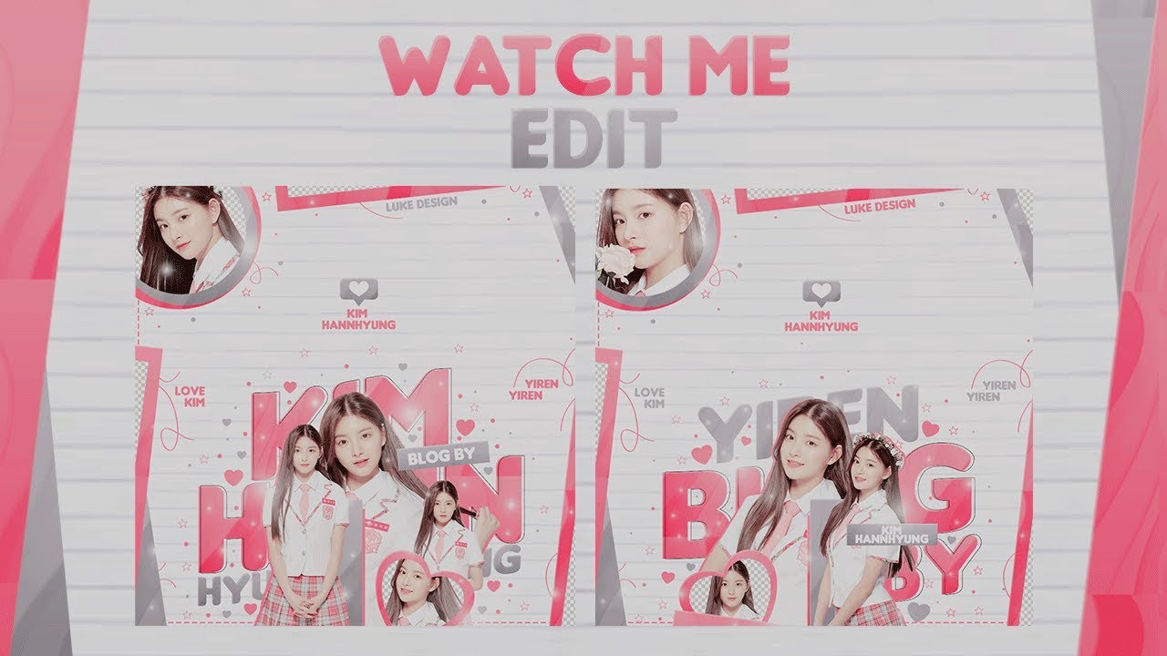 Watch me edit: selo yiren (photoshop cs6)