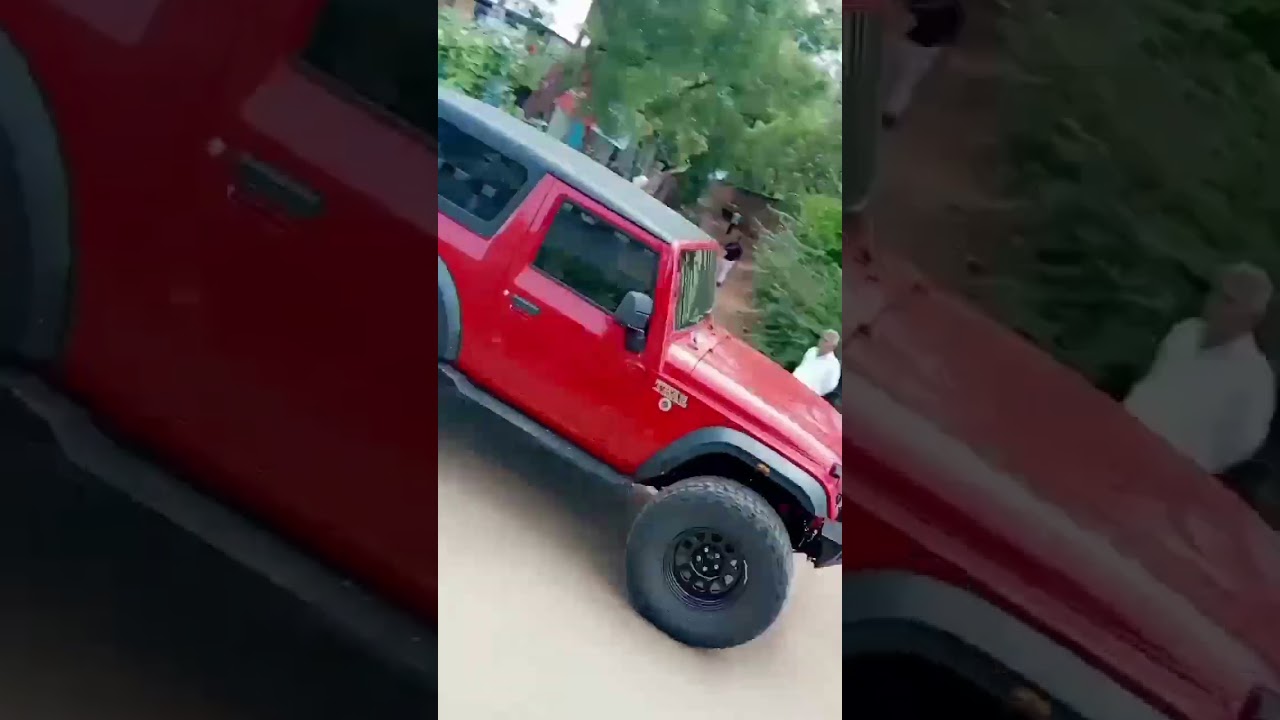 Mahindra thar modified spotted at Hubli 🔥🔥 