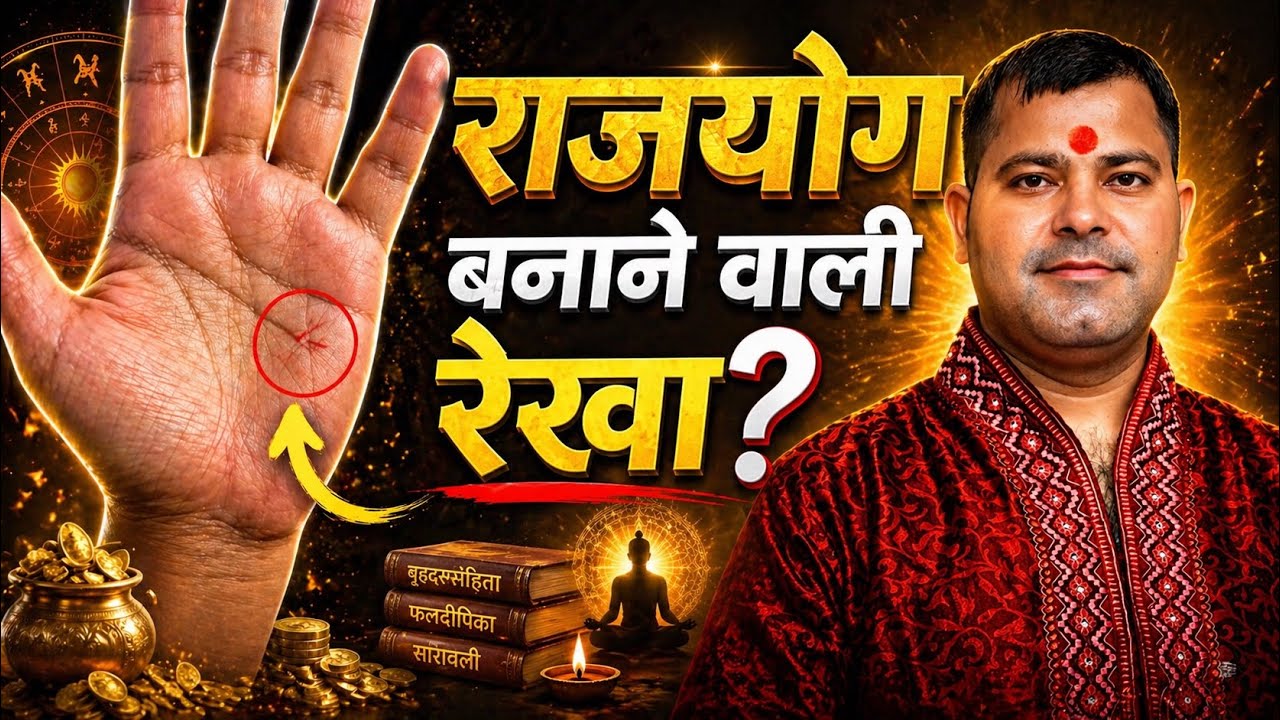 Rajyog In Palmistry Hast Rekha | Hand Lines Prediction | Hand Reading | Hastrekha Gyan | #palmistry