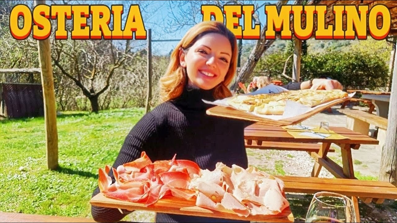 a pranzo in una TRATTORIA IMBOSCATA ad Assisi