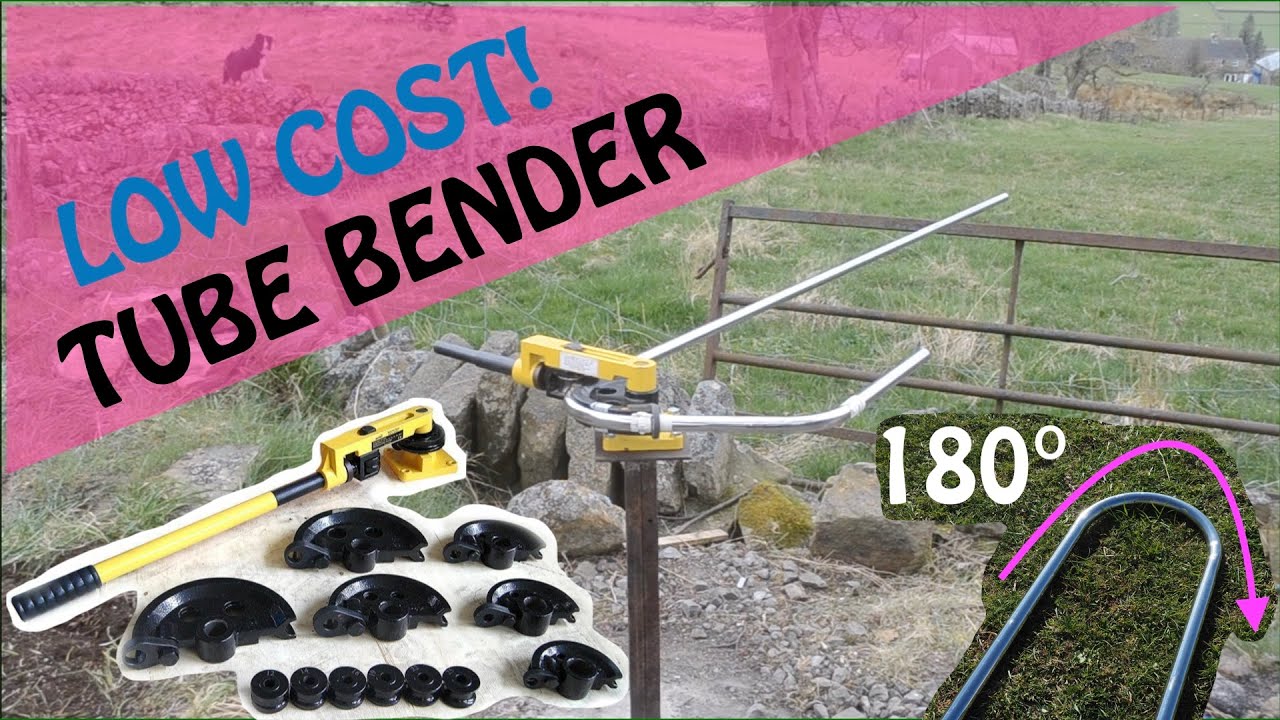 Customised cheap tube bender for 180 degree bends!!