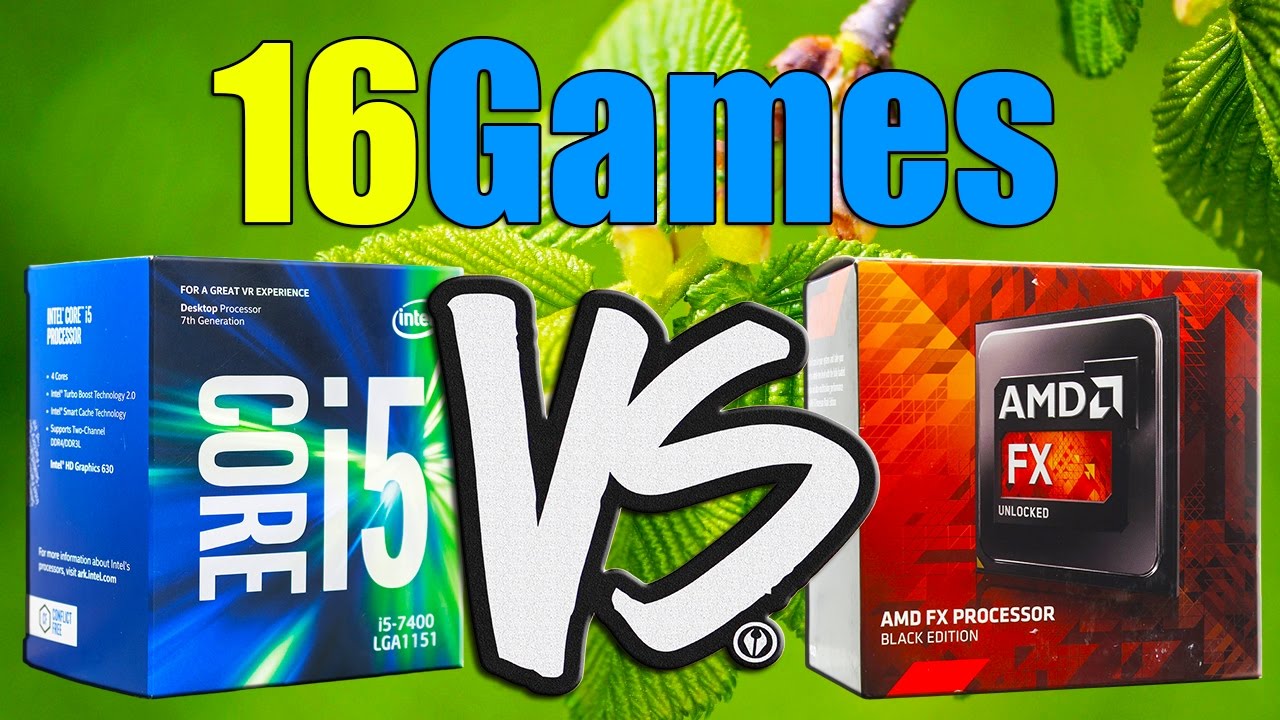 i5-7400 vs FX-8350 | GTX 1070 OC | 1920 x 1080 | in 16 Games