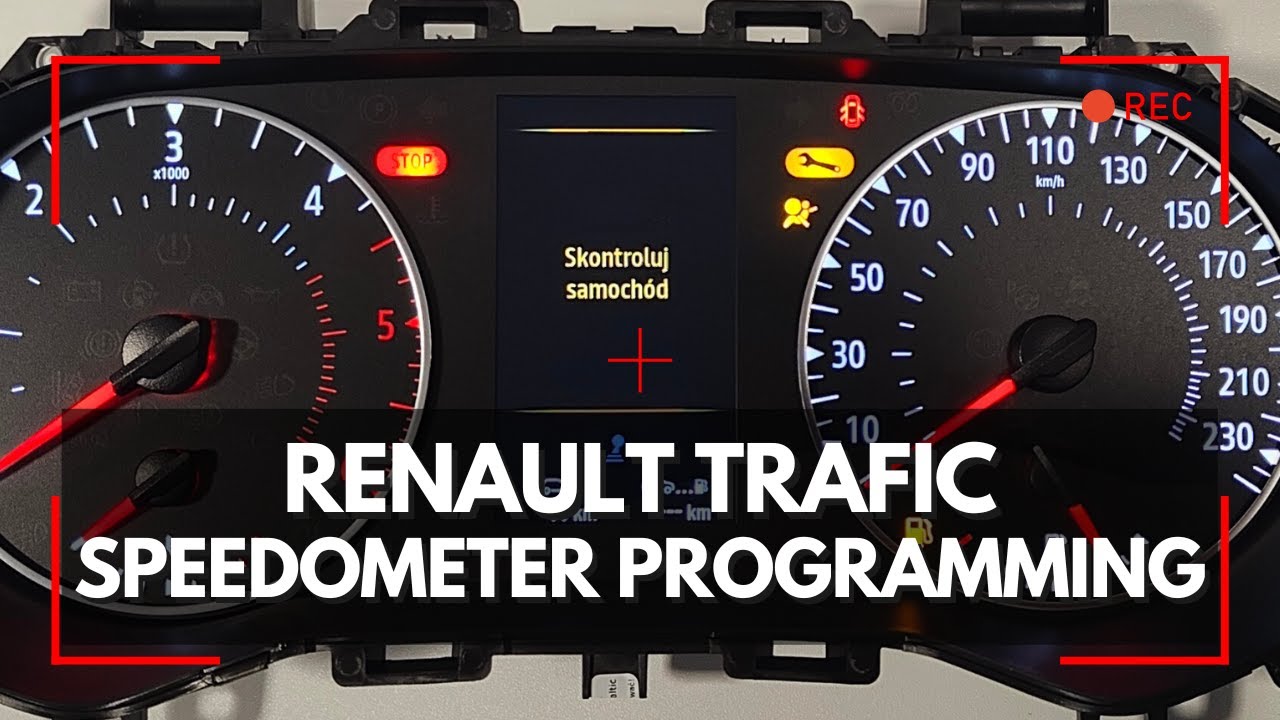 Renault Trafic 96540 dash programming FORZA 614 DIAG - KM UP
