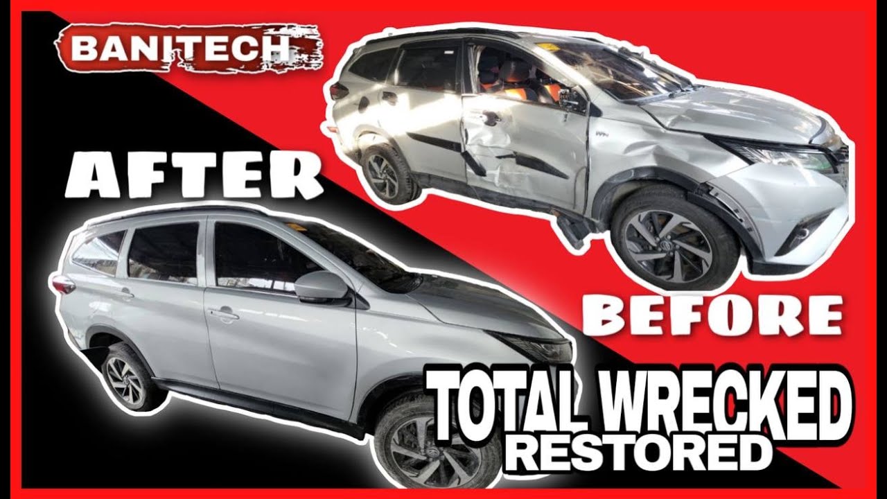 Toyota Rush collision repair and repaint