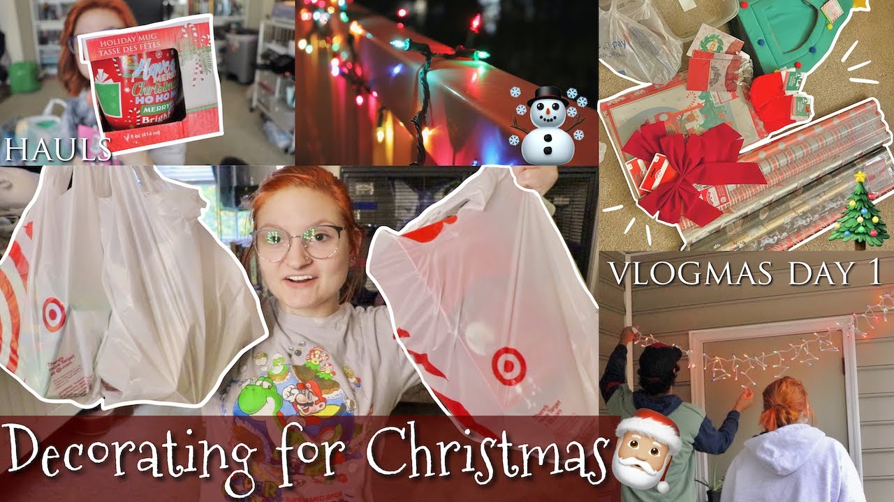 ОГРОМНЫЙ РОЖДЕСТВЕНСКИЙ УБОР + УКРАШЕНИЯ! 🎅🏼 | vlogmas, день 1 | 2020 |