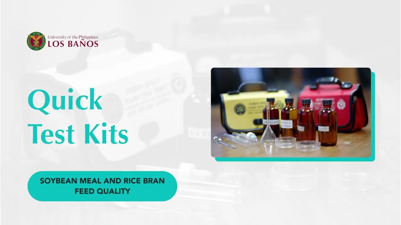 Quick Tests for Soybean Meal and Rice Bran Feed Quality