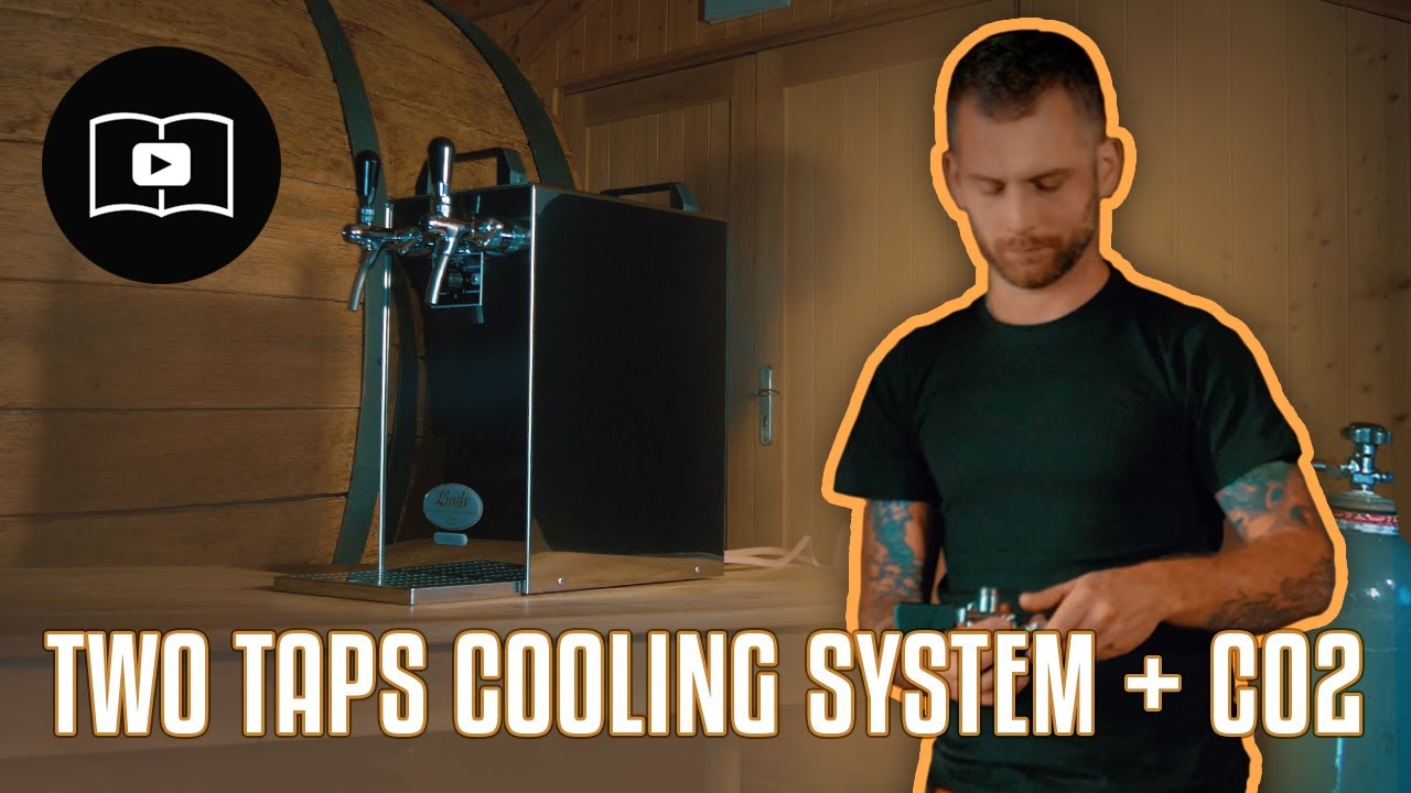 How to connect double tap beer cooler LINDR - using CO2