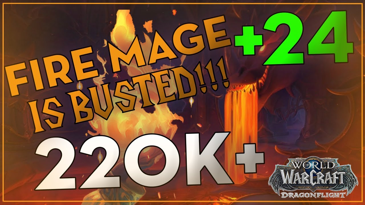 FIRE MAGE IS BUSTED - +24 NELTHARUS MAGE POV - WOW DRAGONFLIGHT SEASON 2
