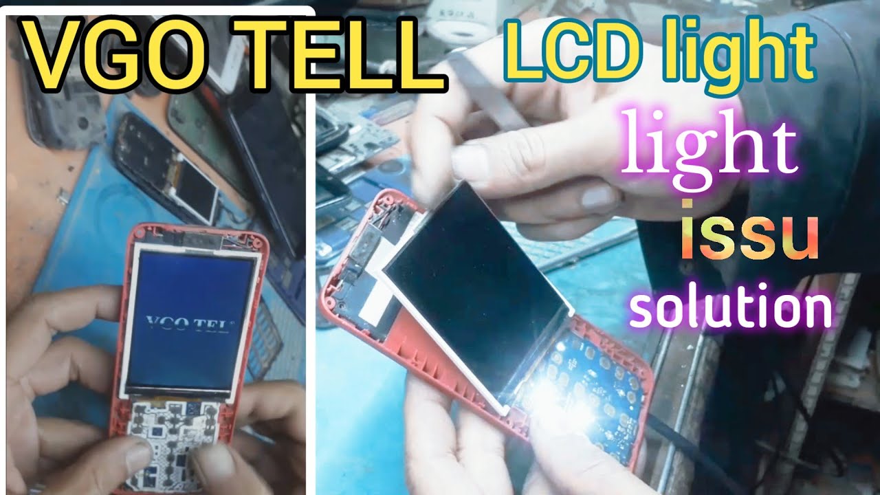 LCD light not working solutions VGOTell i10 LCD light issu fix👍