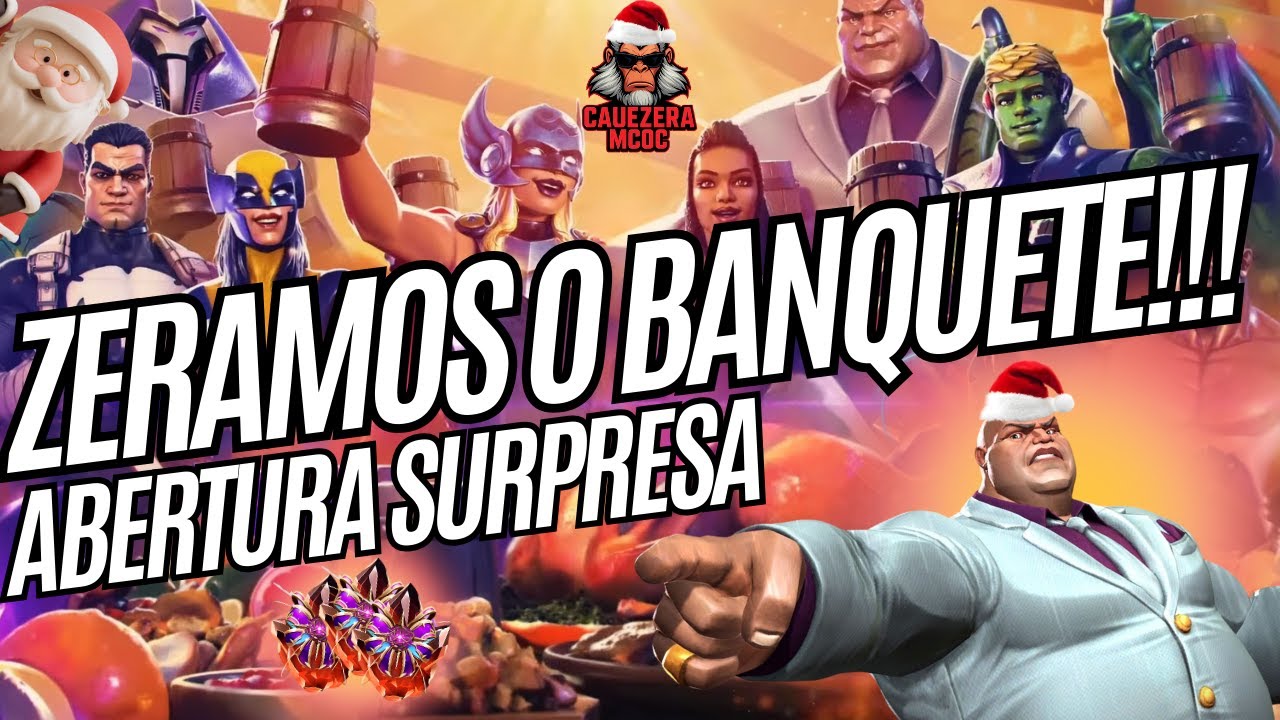 ZERAMOS O BANQUETE 2025!!! ABERTURA SURPRESA 😍😍 | Marvel Contest of Champions