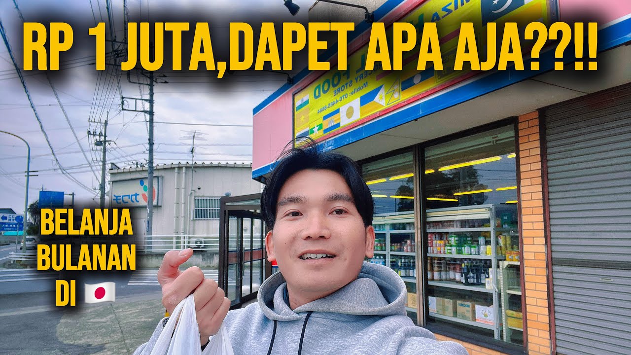 1 JUTA CUKUP GA BUAT BELANJA SEBULAN DI JEPANG?!