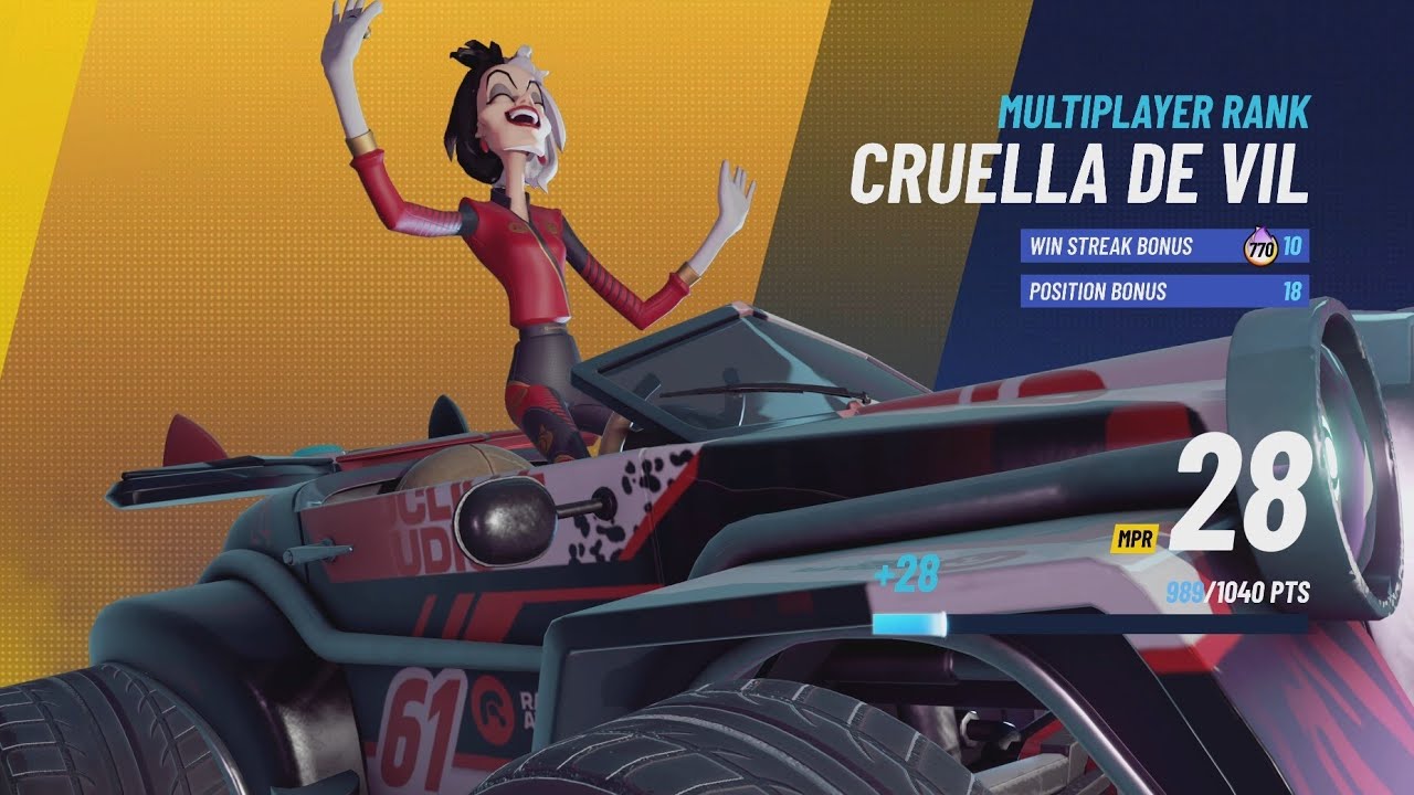 CRUELLA DE VIL - RANK MATCH EPISODE 3 | Disney Speedstorm