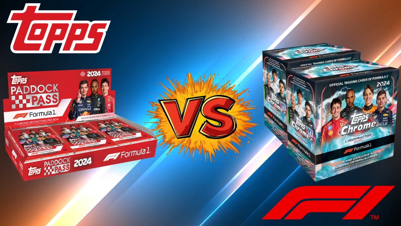 WHICH PRODUCT IS BETTER? Topps Formula 1 Hobby Box Showdown -  Paddock Pass vs Logofractor!