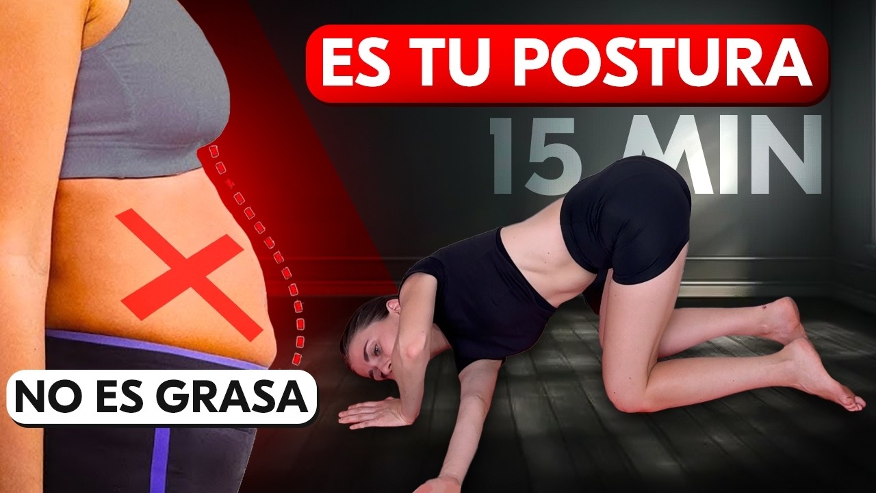 ❗Sí notas que tu barriga sobresale, es por tu postura! Haz esto! | Yoga Suave & Qi Gong & Taichi