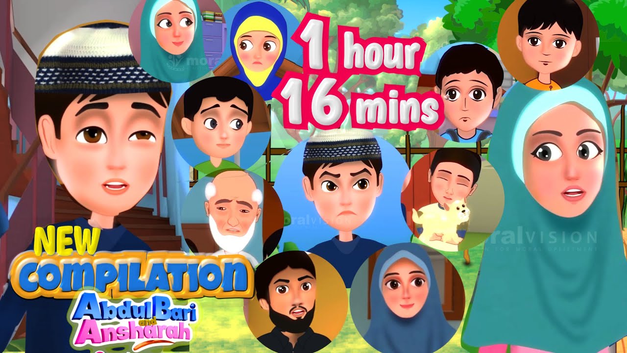 Good friends, Sitting etiquettes, do not harm others No Ego & showoff Abdul Bari cartoon compilation