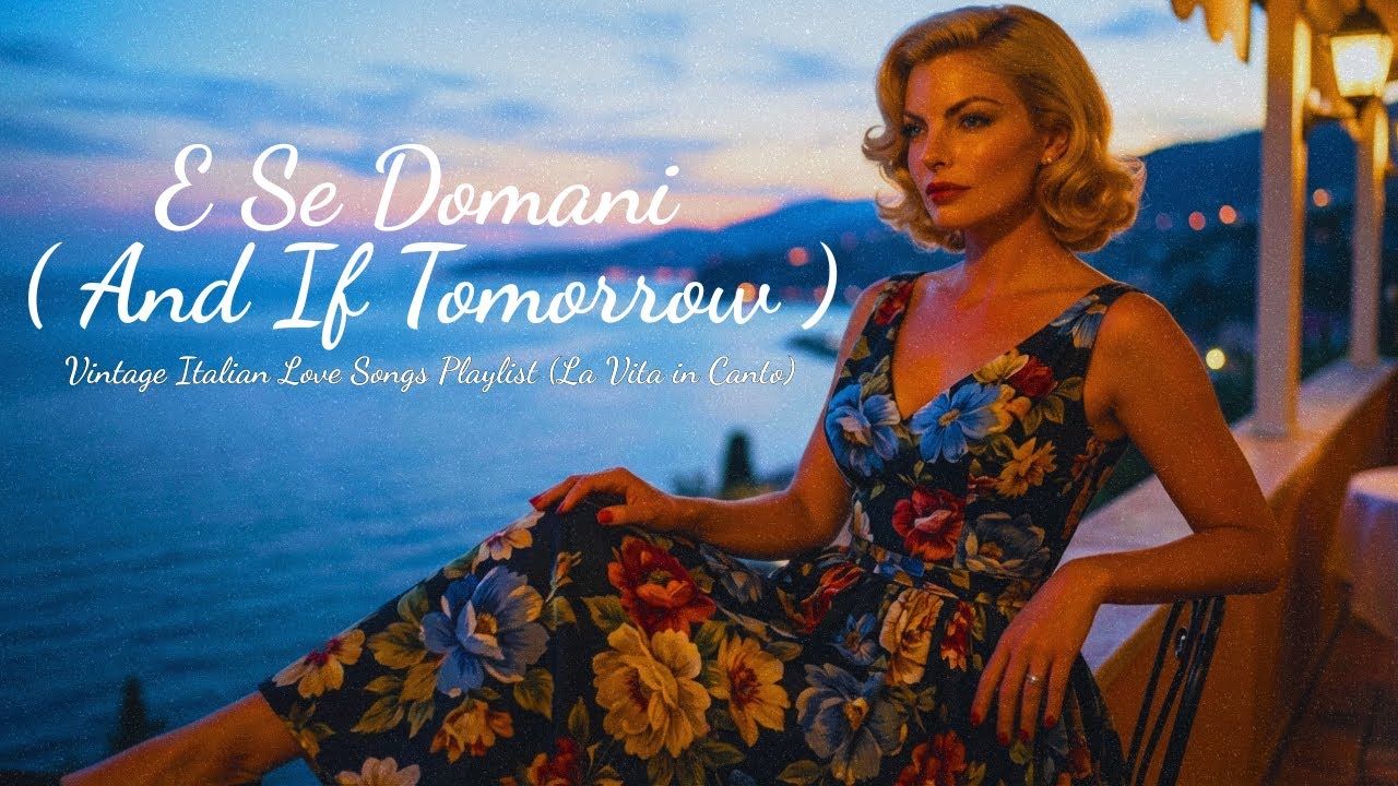 E Se Domani ( And If Tomorrow ) 💞 Vintage Italian Love Songs Playlist (La Vita in Canto)