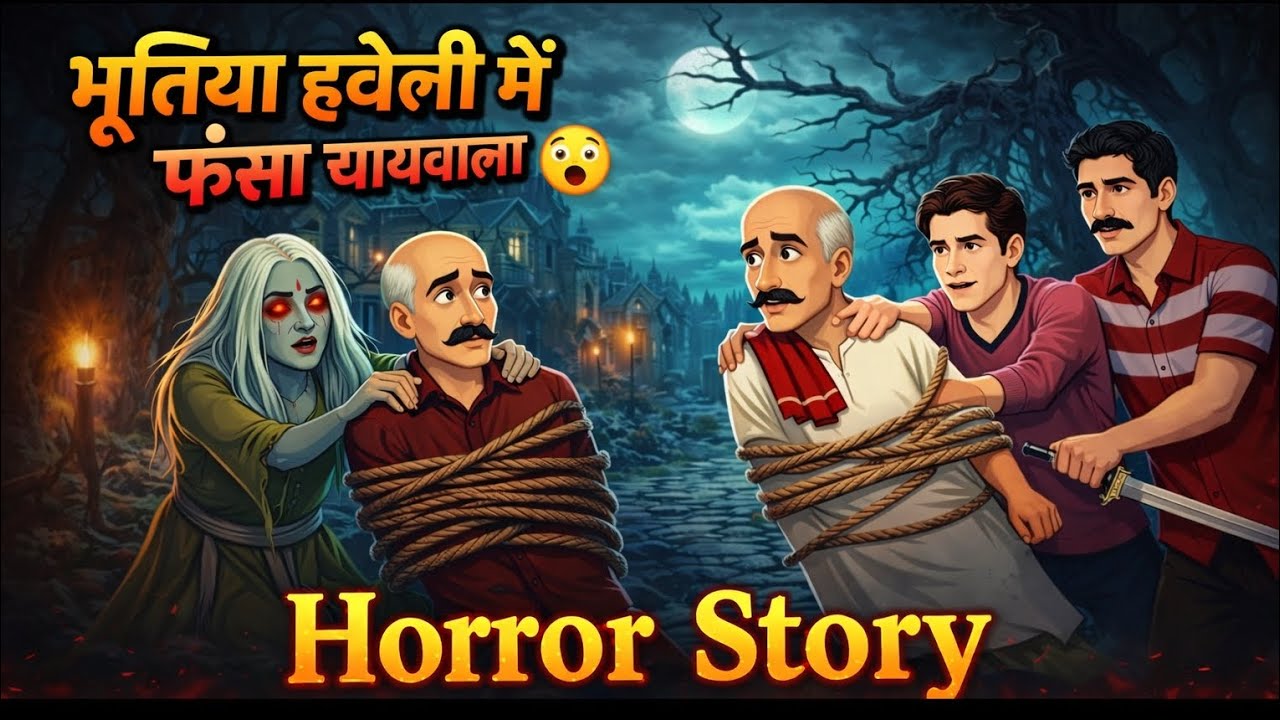 भूतिया हवेली में फँसा चायवाला 😨 | Hindi Horror Kahani #chudail #kahini #bhootwala