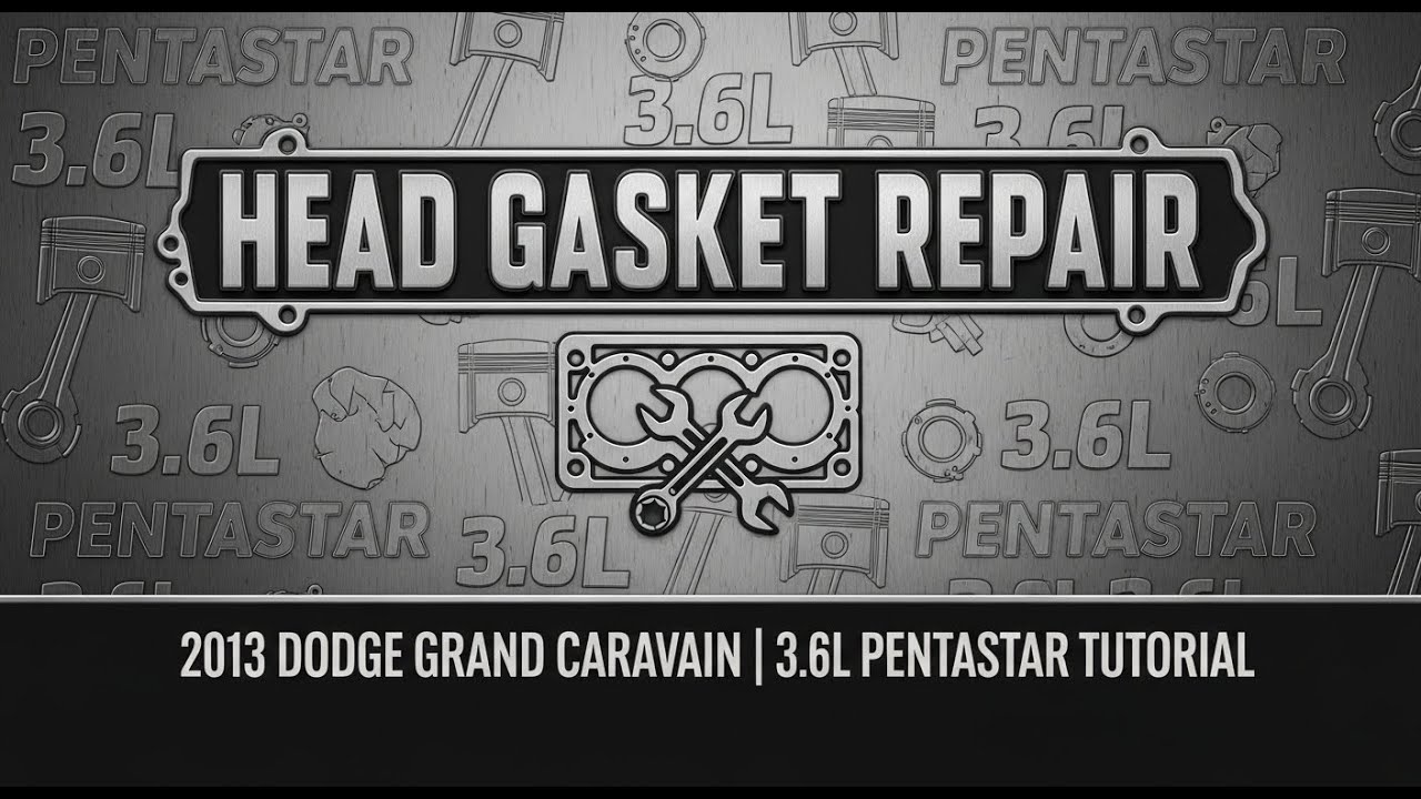 DIY Head Gasket Fix | 2013 Dodge Grand Caravan | 3.6L Pentastar | Cracked Exhaust Valve Lapping