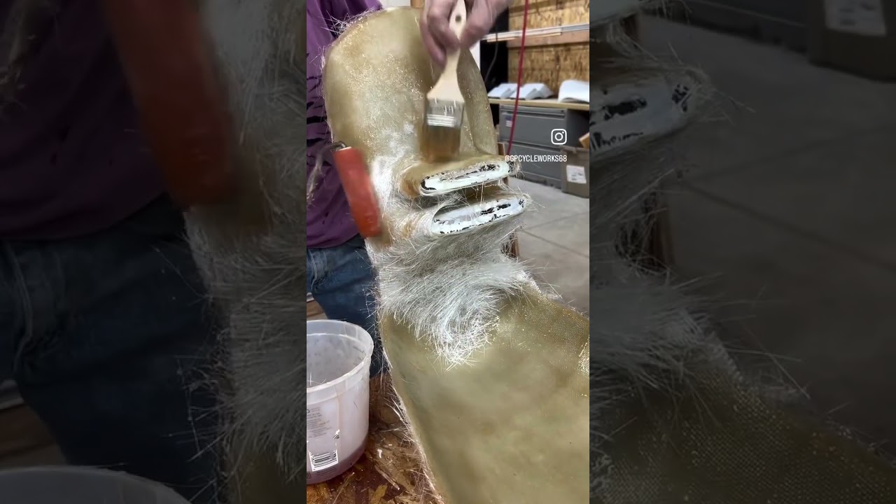 Motorcycle Bodywork  - Fiberglass Layup for Landspeed Parts