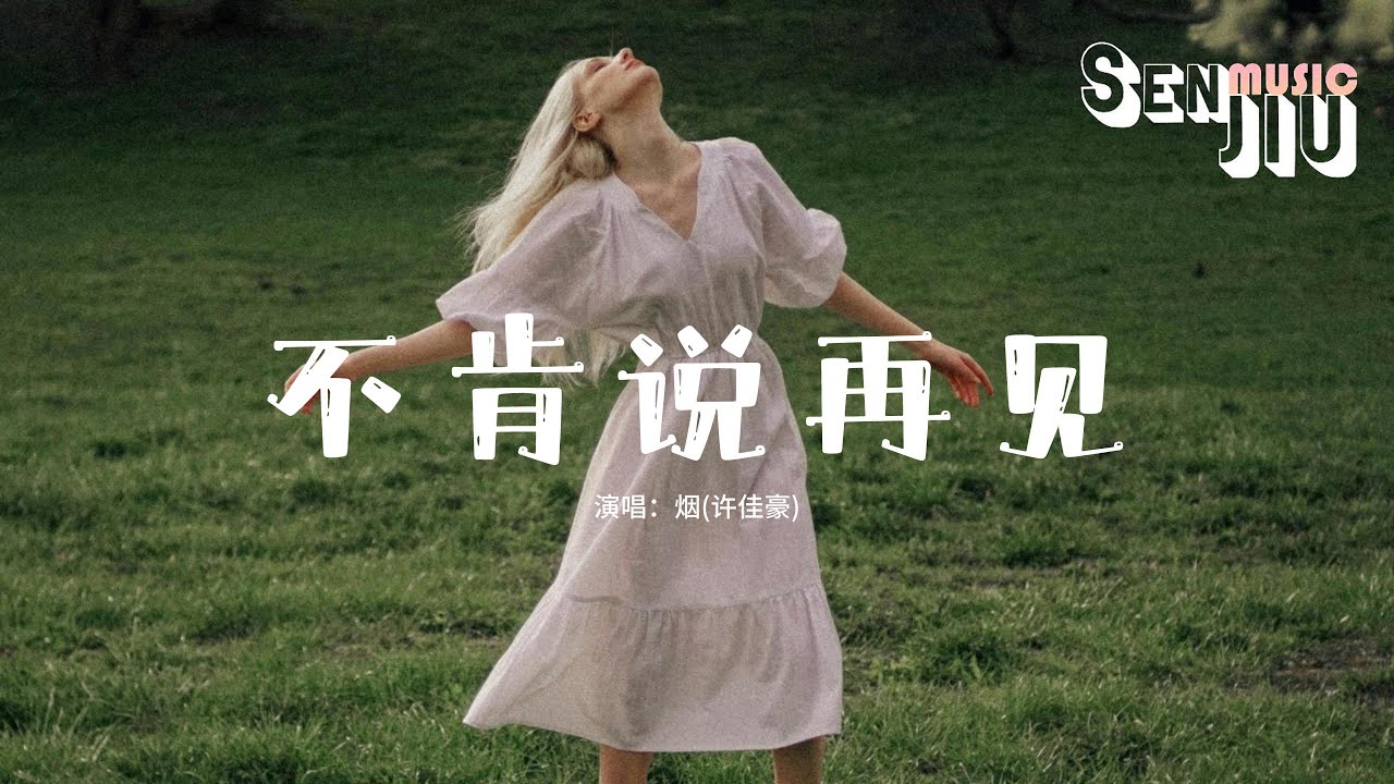 烟(许佳豪) - 不肯说再见『可现实 早已翻篇 删掉从前，你会陪在他的身边 别再见，犹豫不决 是我的缺点。』【動態歌詞Lyrics】