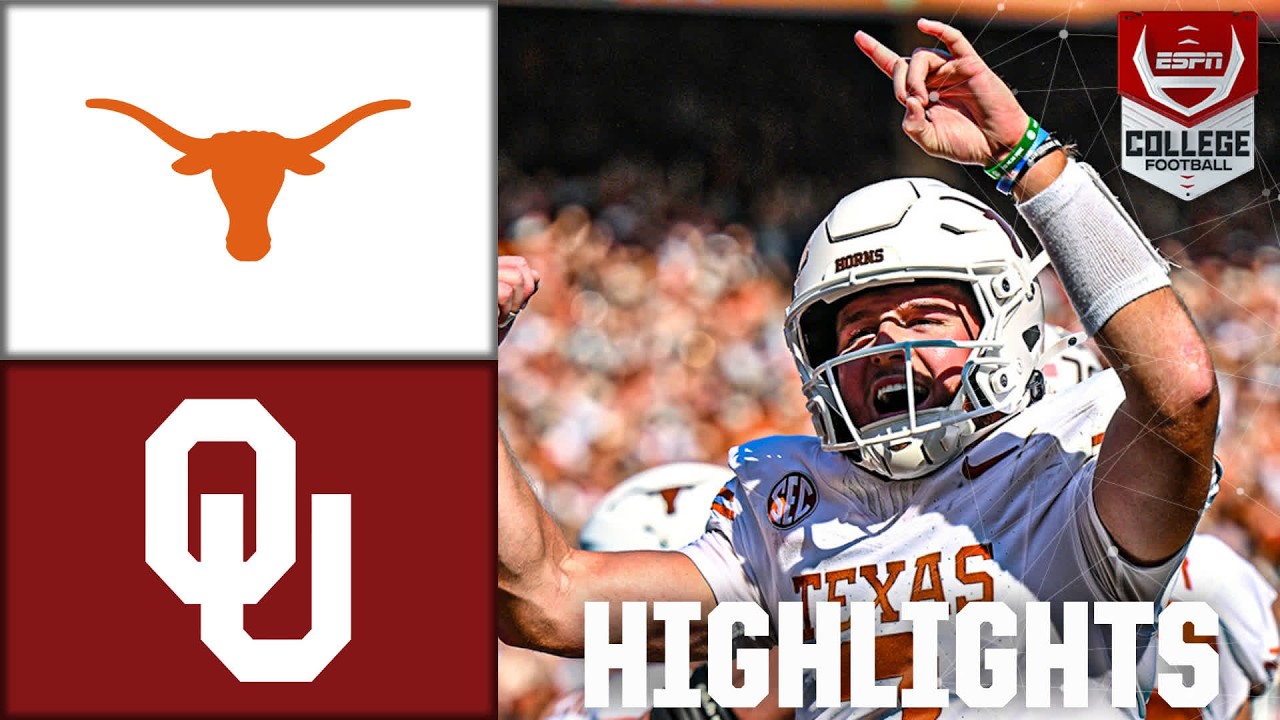 Red River Rivalry: Texas Longhorns vs. Oklahoma Sooners | Full Game Highlights | ESPN CFB