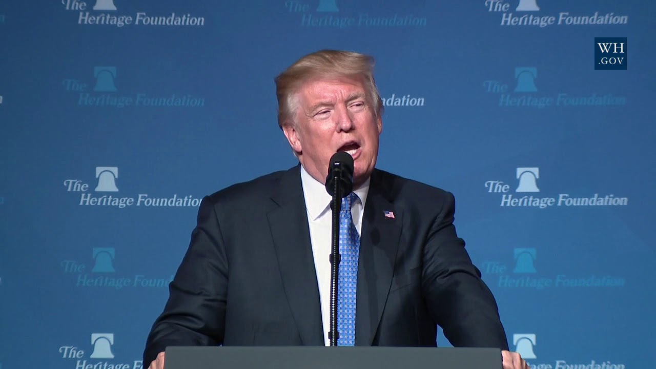 President Trump Gives Remarks to the Heritage Foundation's President's Club Meeting