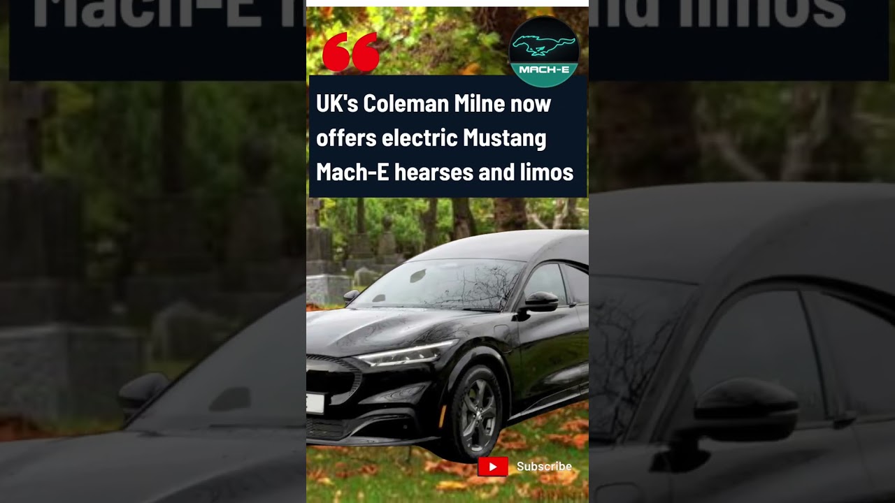 Electric Mustang Mach-E Hearses and Limos? ⚡🐎😵 #mustang #electricvehicle #fordmustang