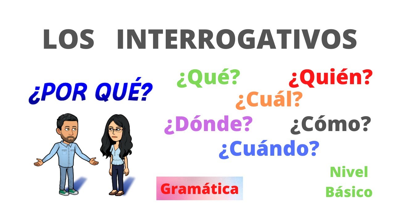 ❓❓✅Los Interrogativos en Espa&ntilde;ol✅❓❓ (Qu&eacute;, Qui&eacute;n, Cu&aacute;l, C&oacute;mo, D&oacute;nde, Cu&aacute;ndo, Por qu&eacute;)💯
