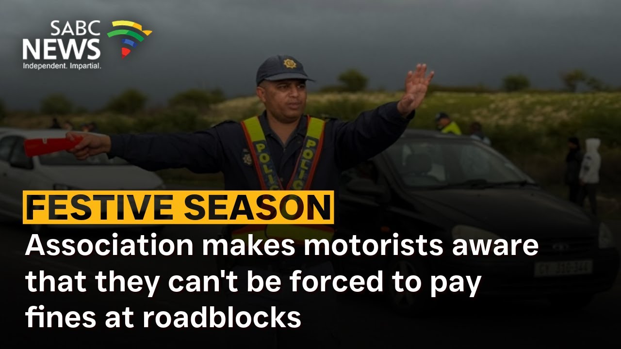 Association makes motorists aware that they can't be forced to pay fines at roadblocks