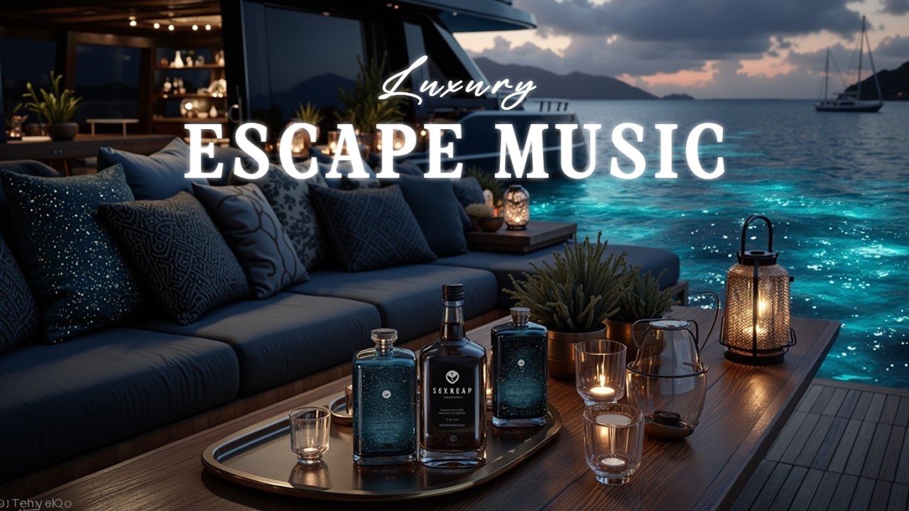 Роскошный Chillout Lounge - Атмосфера заката и глубокая музыка для отдыха на яхте