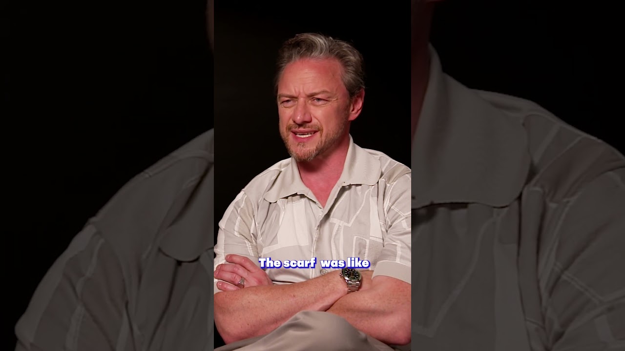 James McAvoy on Mr Tumnus' Tiny Scarf 🧣